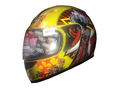 ШЛЕМ ИНТЕГРАЛЬНЫЙ KSUEBAO ВЗРОСЛЫЙ Желтый