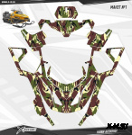 Комплект наклеек Снегоход STELS VIKING №003 (HARD)