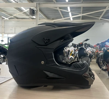 Шлем кроссовый HETOSHI XD1-12 цв. Черный матовый  р. XL