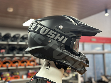 Шлем кроссовый HETOSHI OF836 EXOSS CROSS PRO MX289 цв.Черный Матовый р.XS