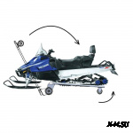 Контователь для снегохода +комплект крепежа 