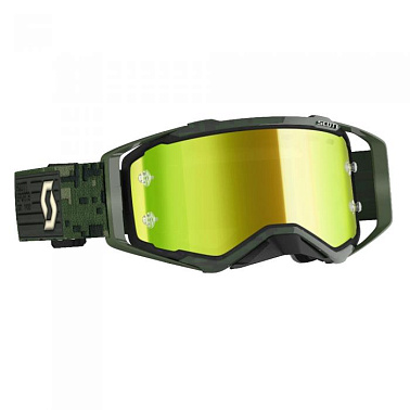 Очки Prospect Snow Cros (2020') kaki green enhancer yellow chrome