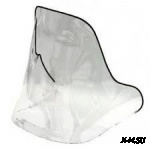 Стекло ветровое для снегохода Polaris Widetrak (высота 53см, толщина 2мм, ПЭТг)