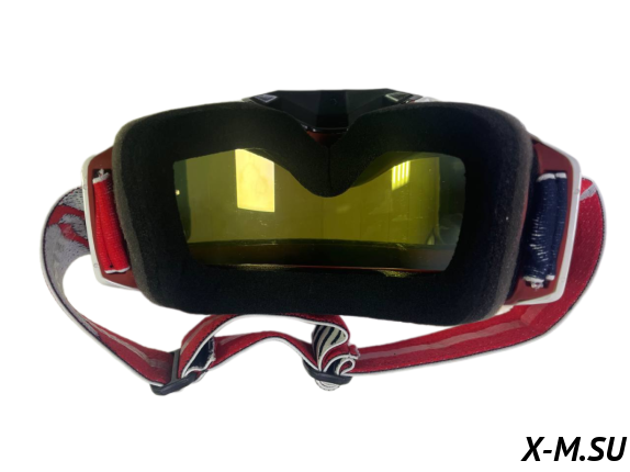 Очки мотокросс SCOTT XD3-84 коробка цв. оправы Бело-красный цв. стекла Оранжевый 