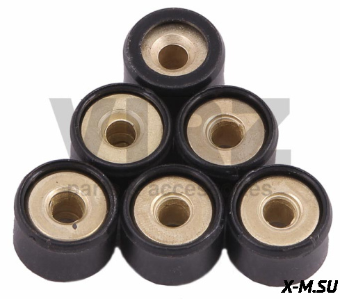 Грузики вариатора 17*12 11,0гр. (6шт) AD50, LET`S, SEPIA 