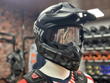 Шлем кроссовый HETOSHI OF836 EXOSS CROSS PRO MX289 цв.Черный Матовый р.XS